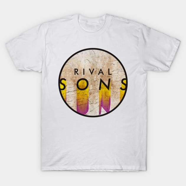 Rival Sons - VINTAGE YELLOW CIRCLE T-Shirt by GLOBALARTWORD